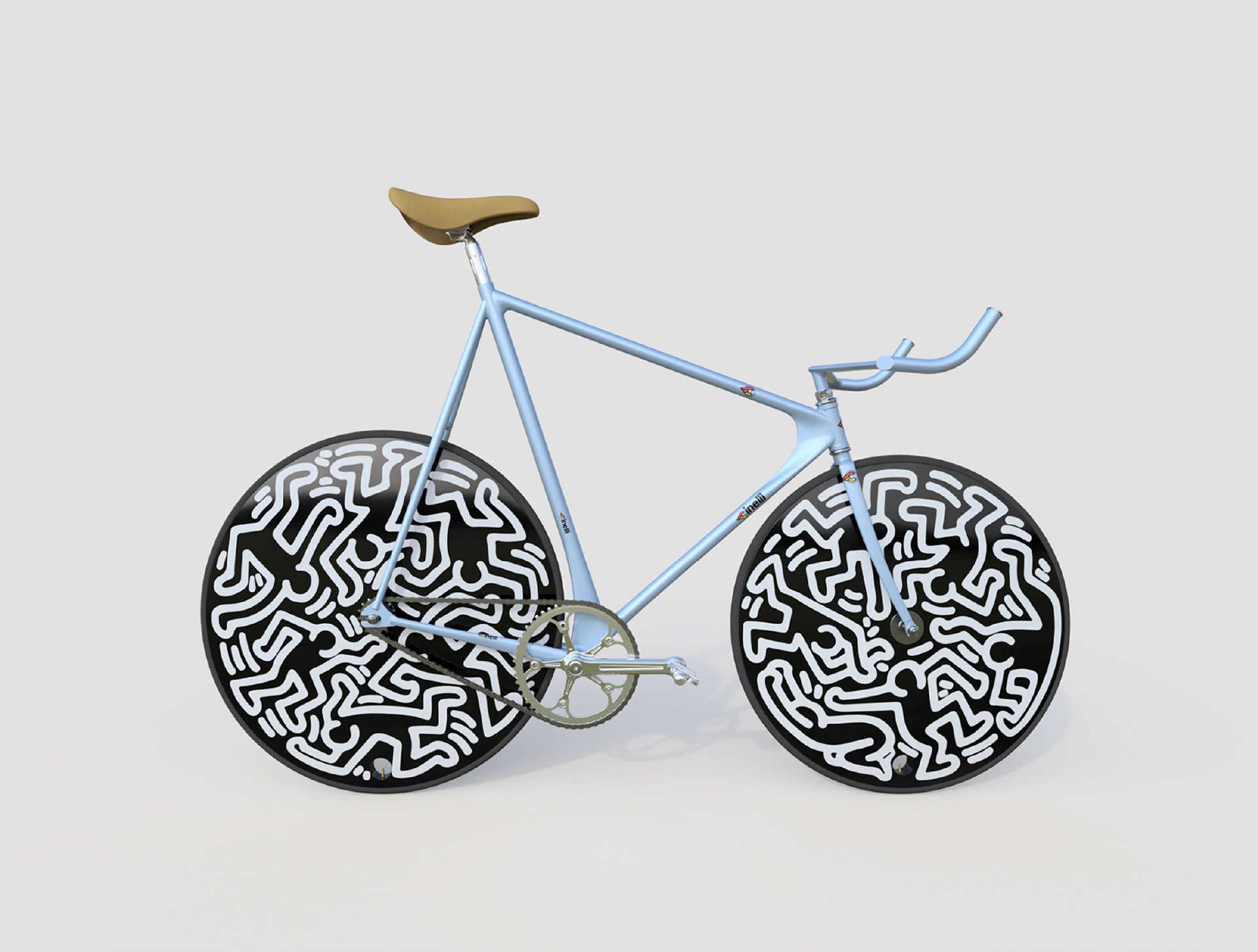 Keith Haring Bicycle Painting